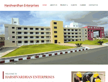 Tablet Screenshot of harshvardhanenterprises.com